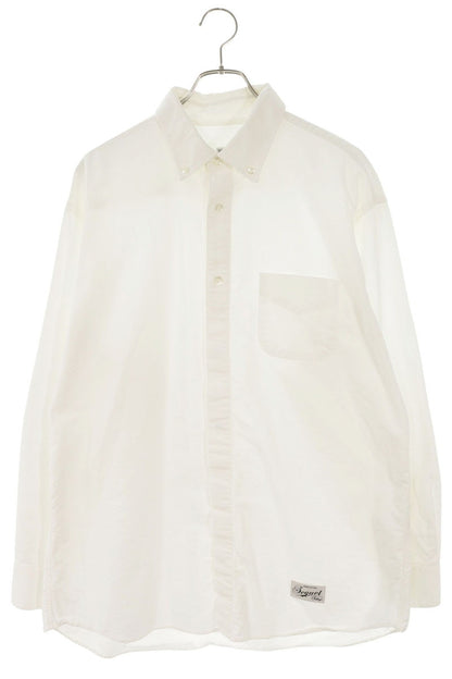 SEQUEL Cotton Oxford Long Sleeve Shirt White Size L