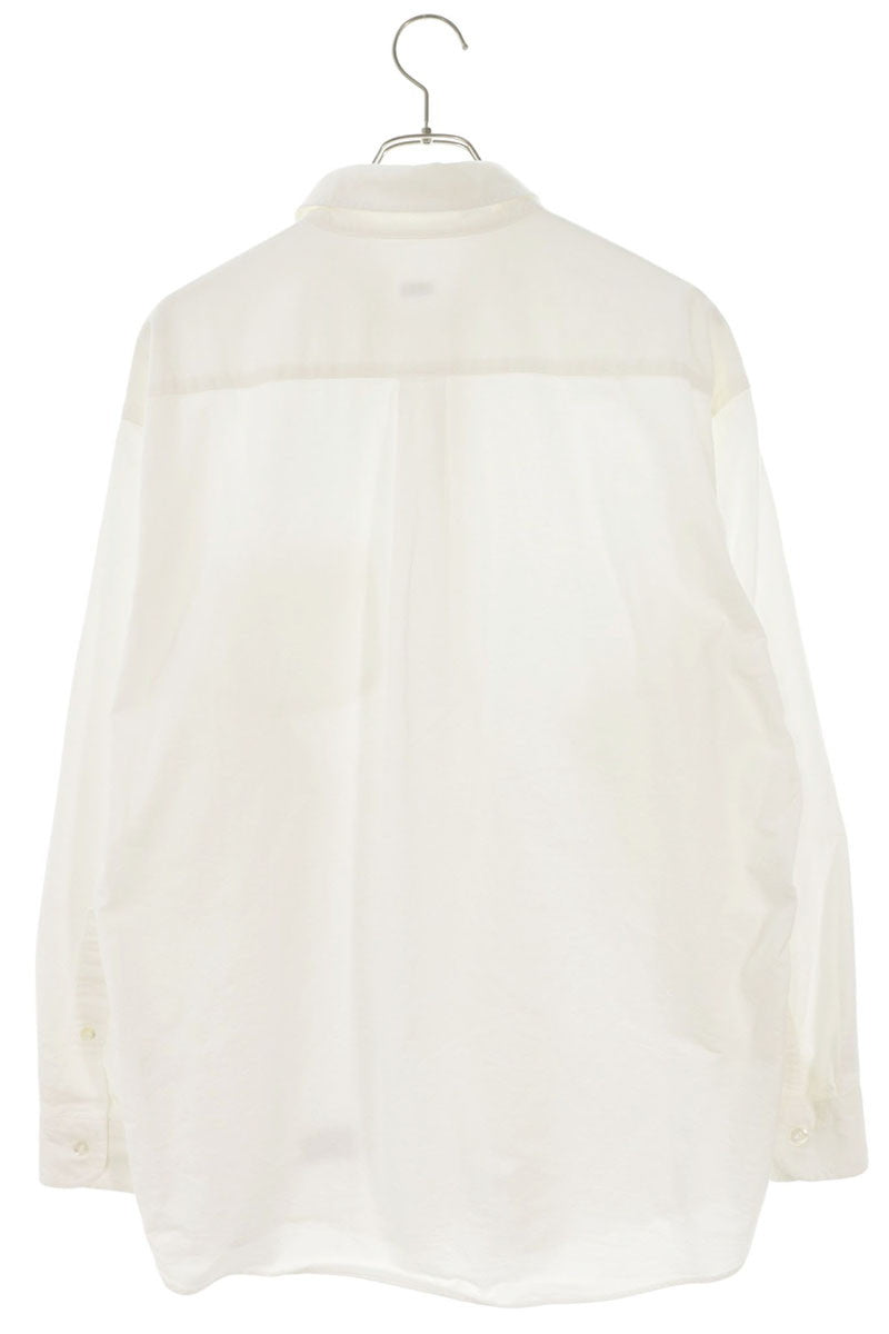 SEQUEL Cotton Oxford Long Sleeve Shirt White Size L