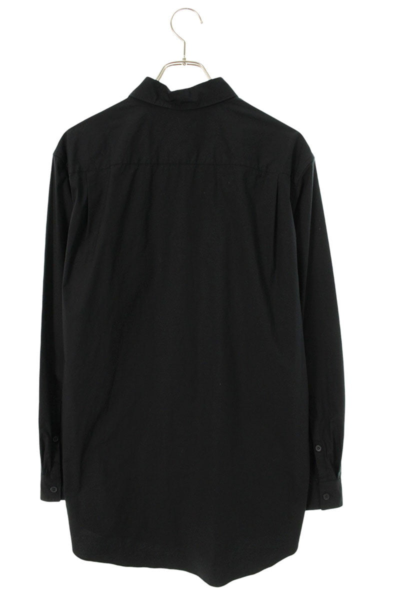 Y-3 HB3405 Chest Logo Zip Pocket Long Sleeve Shirt Black Size S