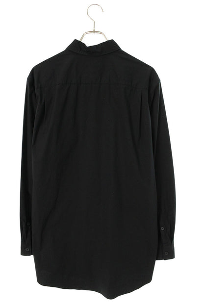 Y-3 HB3405 Chest Logo Zip Pocket Long Sleeve Shirt Black Size S