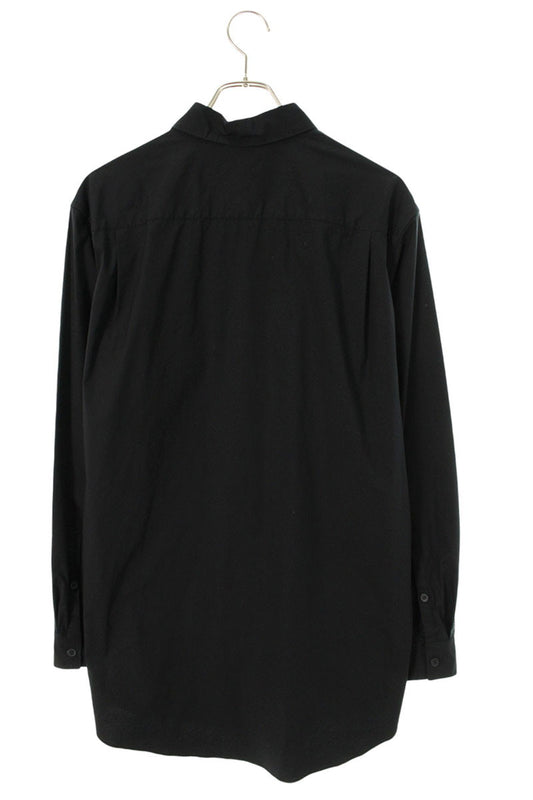 Y-3 HB3405 Chest Logo Zip Pocket Long Sleeve Shirt Black Size S