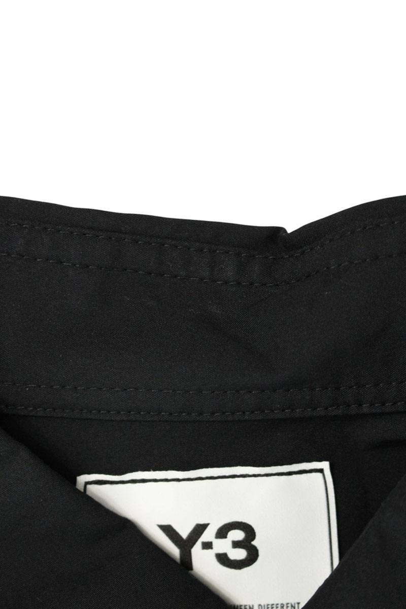 Y-3 HB3405 Chest Logo Zip Pocket Long Sleeve Shirt Black Size S