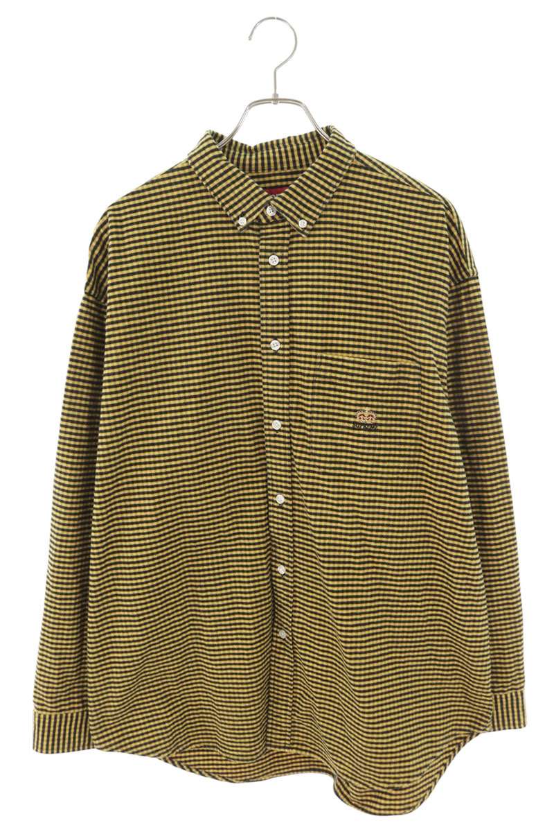 SUPREME 24SS Loose Fit Flannel Oxford Shirt Multi Size L