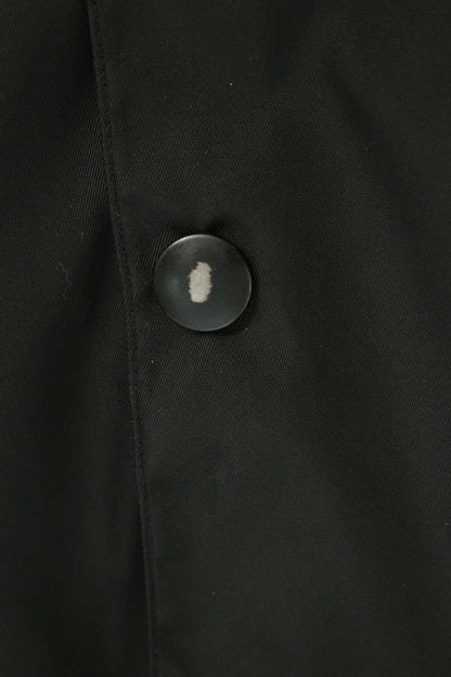 PRADA RE NYLON Triangle Plate Long Sleeve Shirt Black Size M