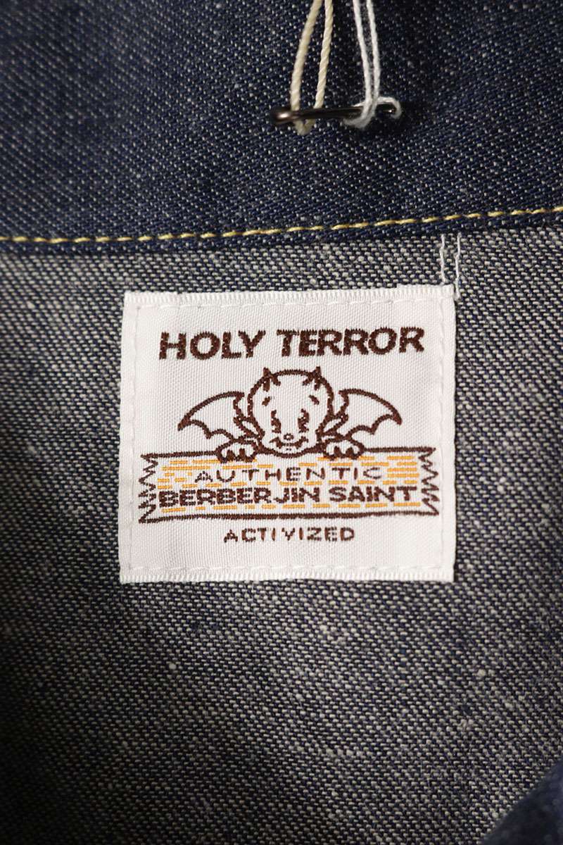 SAINT MICHAEL 26SS x BerBerJin Rigid Denim Long Sleeve Shirt Size XL