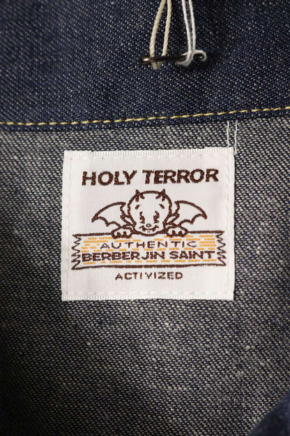 SAINT MICHAEL 26SS x BerBerJin Rigid Denim Long Sleeve Shirt Size XL