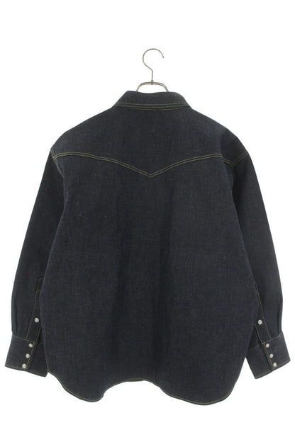 SAINT MICHAEL 26SS x BerBerJin Rigid Denim Long Sleeve Shirt Size L