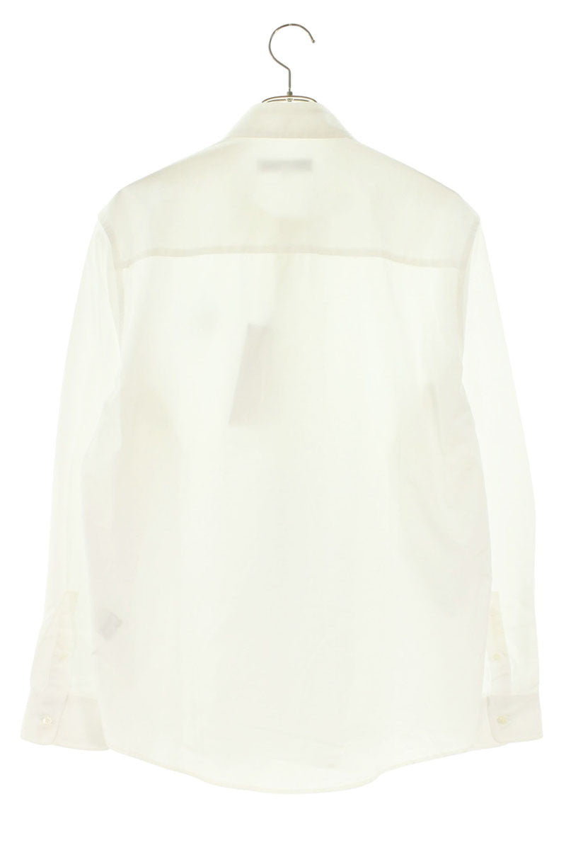 MAISON KITSUNE Fox Patch Oxford Poplin Shirt White Size M