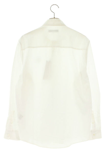 MAISON KITSUNE Fox Patch Oxford Poplin Shirt White Size M
