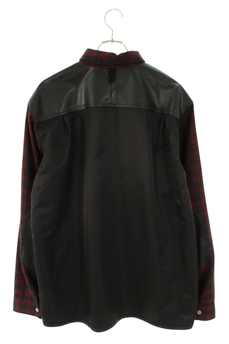 JUNYA WATANABE MAN Wool Check Long Sleeve Shirt Multi Size L