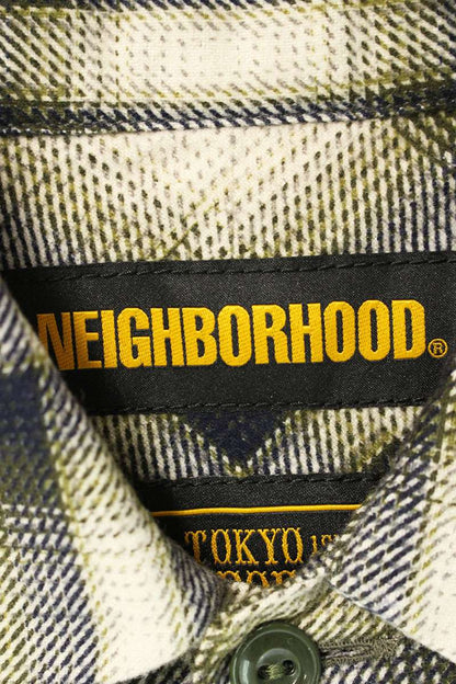 NEIGHBORHOOD 19AW Ombre Check Flannel Shirt Green Size S
