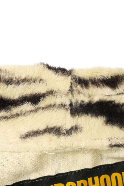 NEIGHBORHOOD 18AW Zebra Print Faux Fur Shirt Multi Size S