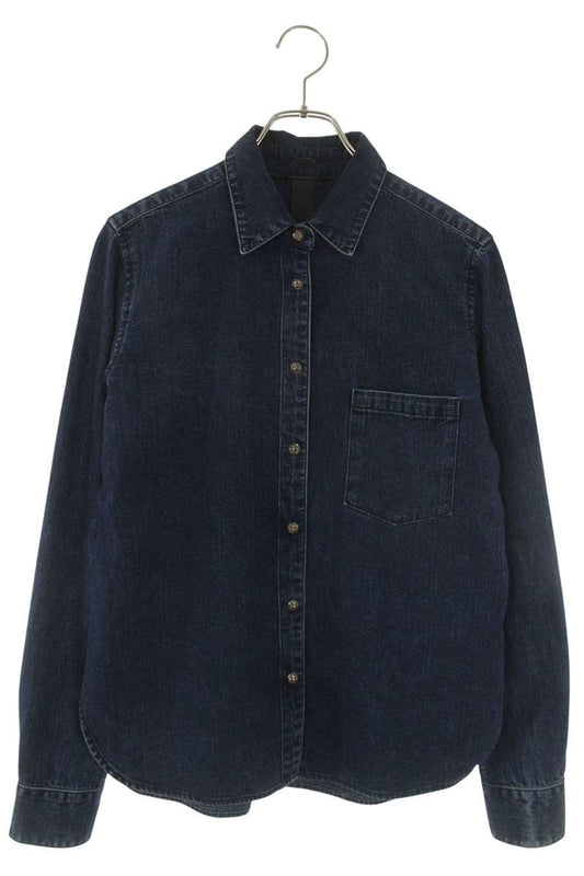 Chrome Hearts LOOSEENDS Cross Patch Denim Shirt Multi Size L