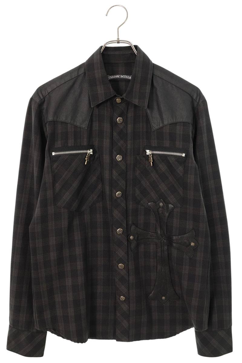 Chrome Hearts Western Button Large Cross Patch Check Size S