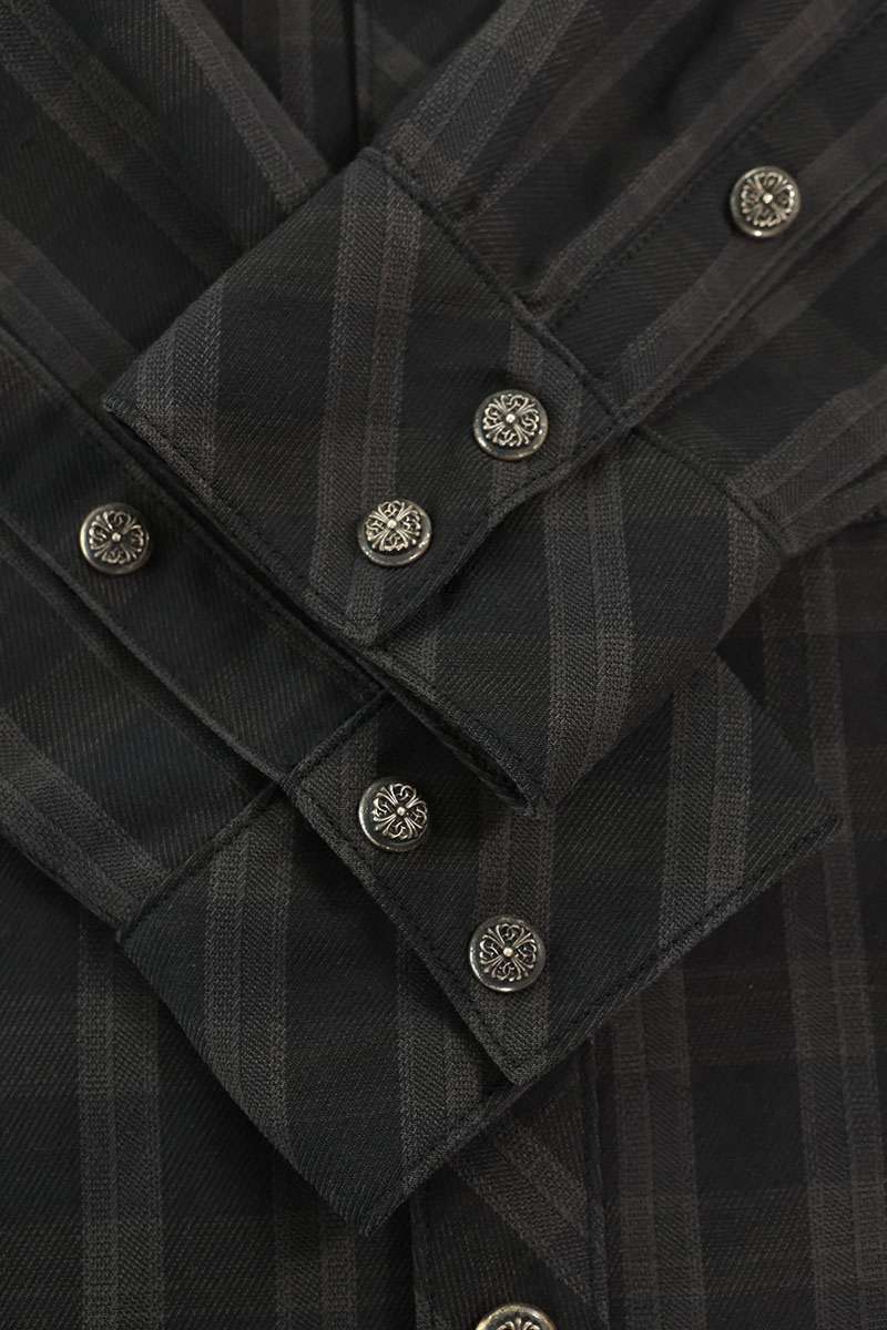 Chrome Hearts Western Button Large Cross Patch Check Size S