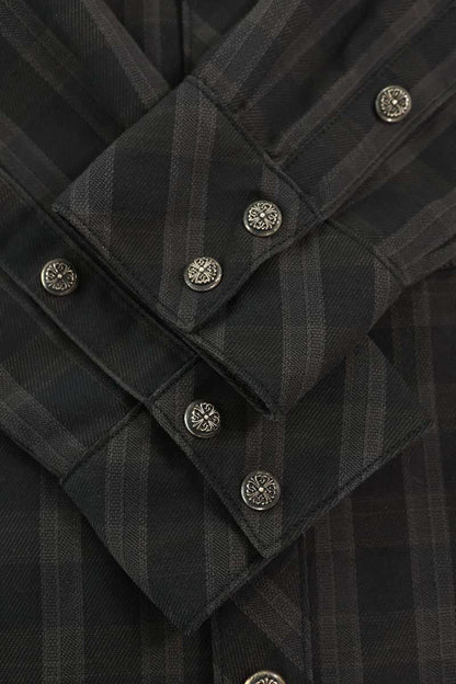 Chrome Hearts Western Button Large Cross Patch Check Size S
