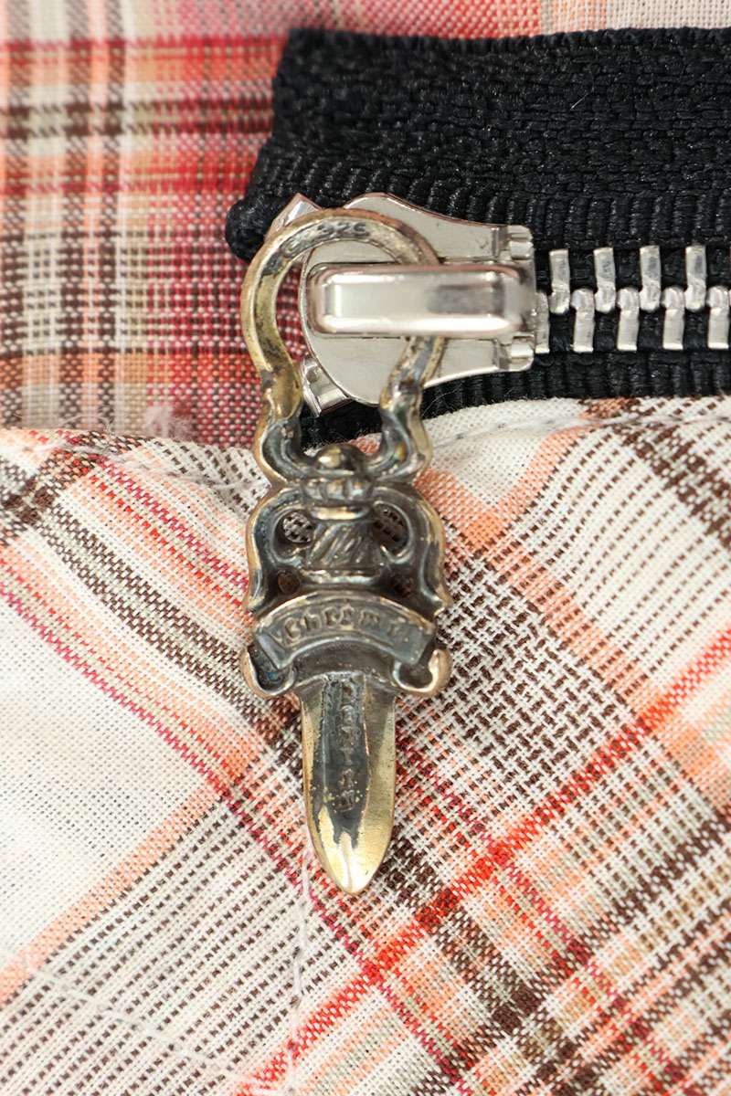 Chrome Hearts Western Cross Patch Check Shirt Size S