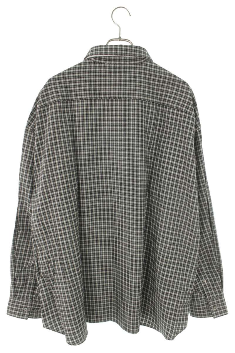 ACNE STUDIOS 26SS Cotton Check Shirt Black/White Size S