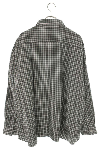 ACNE STUDIOS 26SS Cotton Check Shirt Black/White Size S