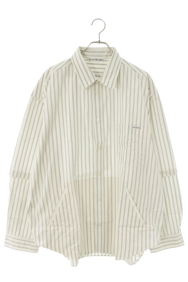 ACNE STUDIOS 26SS Cotton Double Sleeve Stripe Shirt Size M