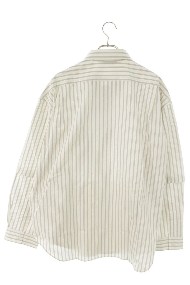 ACNE STUDIOS 26SS Cotton Double Sleeve Stripe Shirt Size M