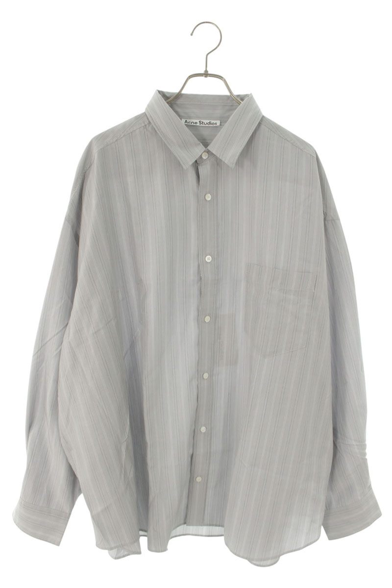 ACNE STUDIOS 26SS Cellulose Striped Button-Up Shirt Size M
