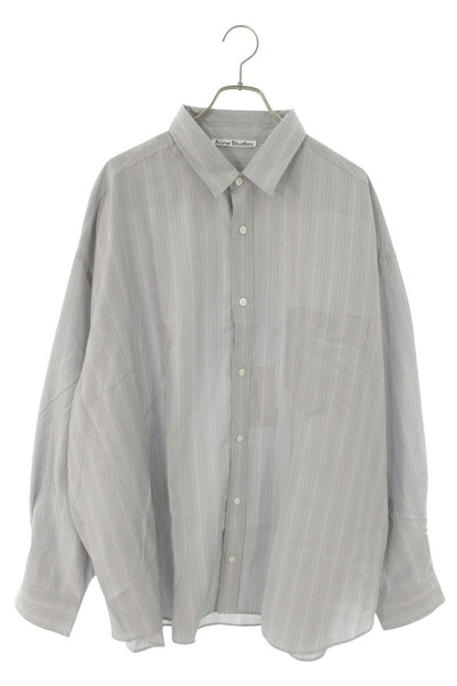 ACNE STUDIOS 26SS Cellulose Striped Button-Up Shirt Size M