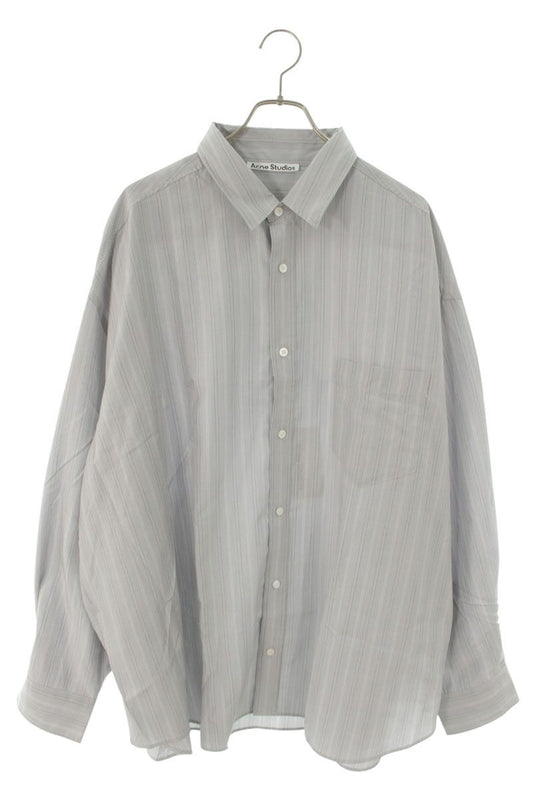 ACNE STUDIOS 26SS Cellulose Striped Button-Up Shirt Size M