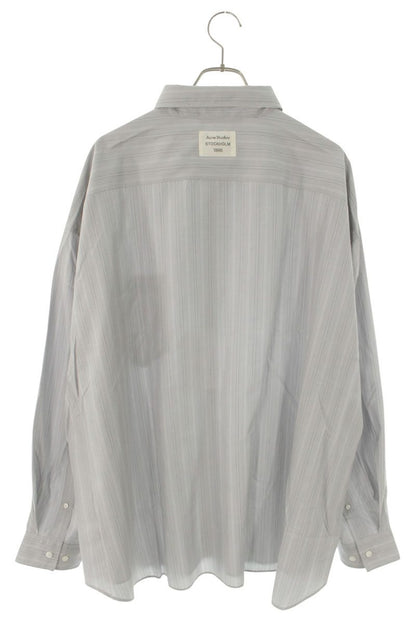 ACNE STUDIOS 26SS Cellulose Striped Button-Up Shirt Size M