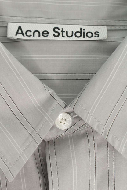 ACNE STUDIOS 26SS Cellulose Striped Button-Up Shirt Size M