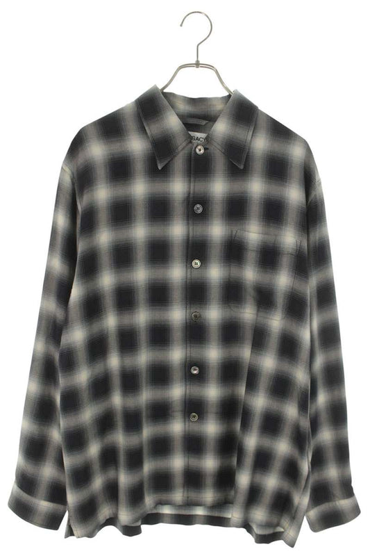 OUR LEGACY 26SS EVERYSHIRT Check Viscose Long Sleeve Multi Size S