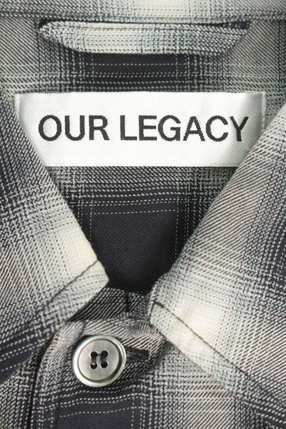 OUR LEGACY 26SS EVERYSHIRT Check Viscose Long Sleeve Multi Size S