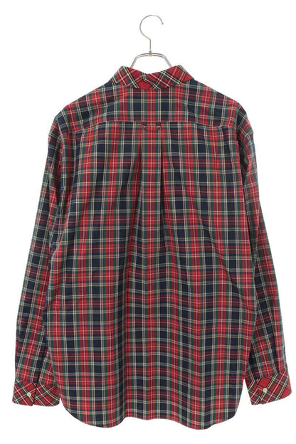 CELINE Tartan Check Long Sleeve Shirt Multi Size XXL