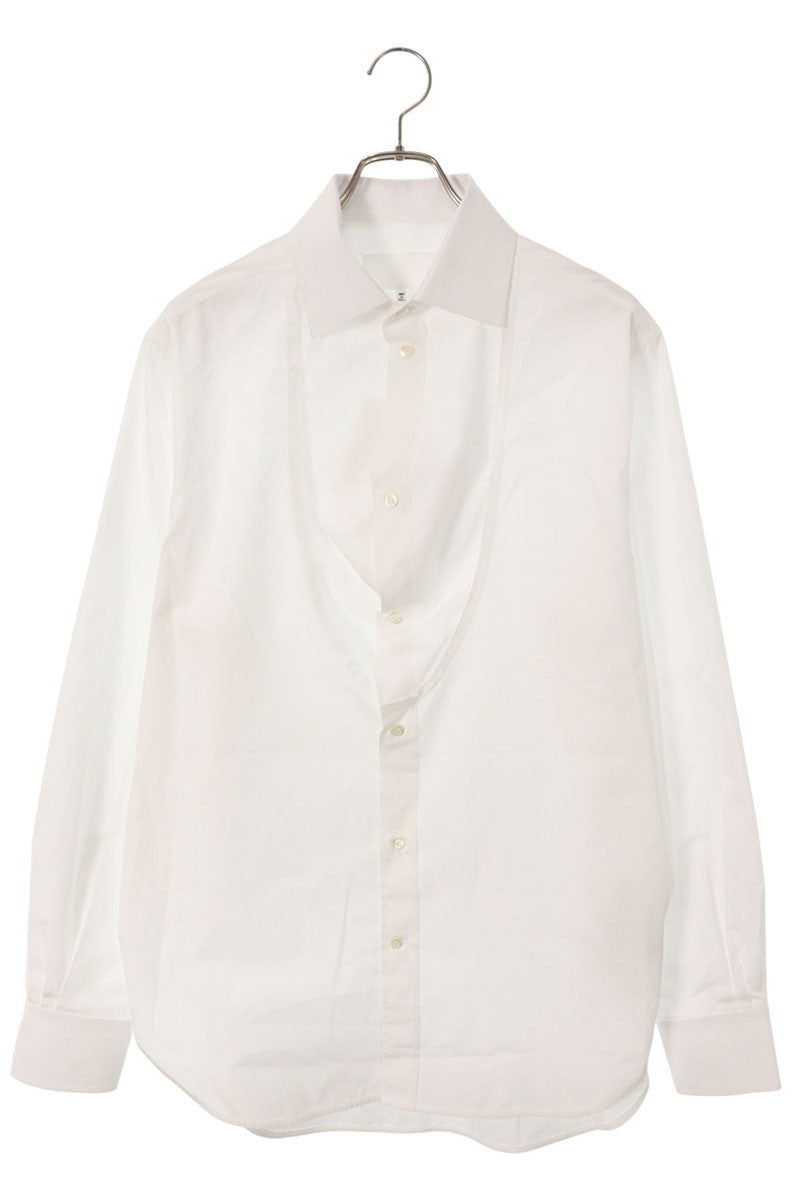 Maison Margiela 26SS Asymmetrical French Collar Shirt Size M
