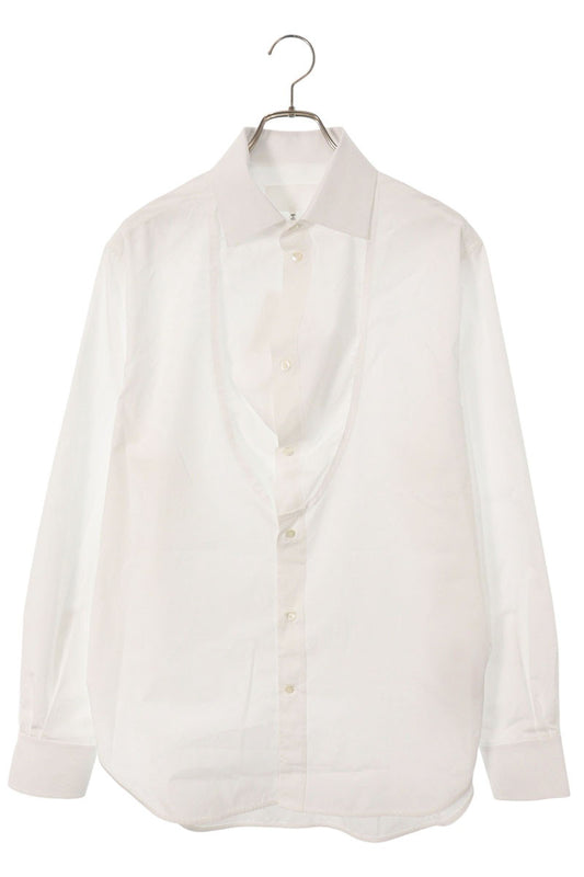 Maison Margiela 26SS Asymmetrical French Collar Shirt Size L