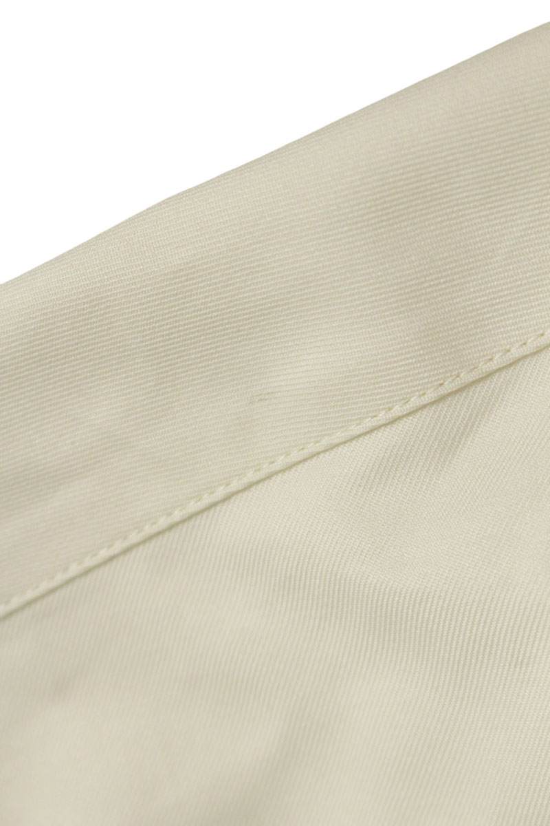 LOEWE 26SS Cotton Anagram Embroidered Long Sleeve Shirt White Size S