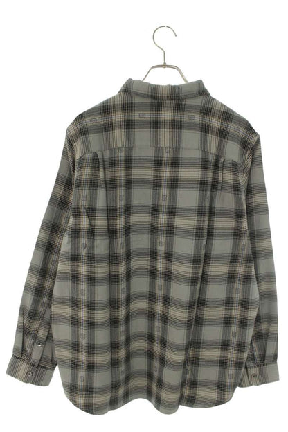 STUSSY Ombre Check Shirt Gray Size M