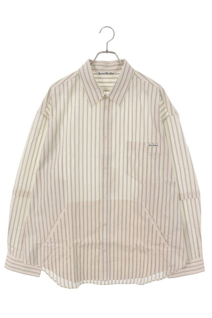 ACNE STUDIOS 26SS Cotton Double Sleeve Stripe Shirt Size L