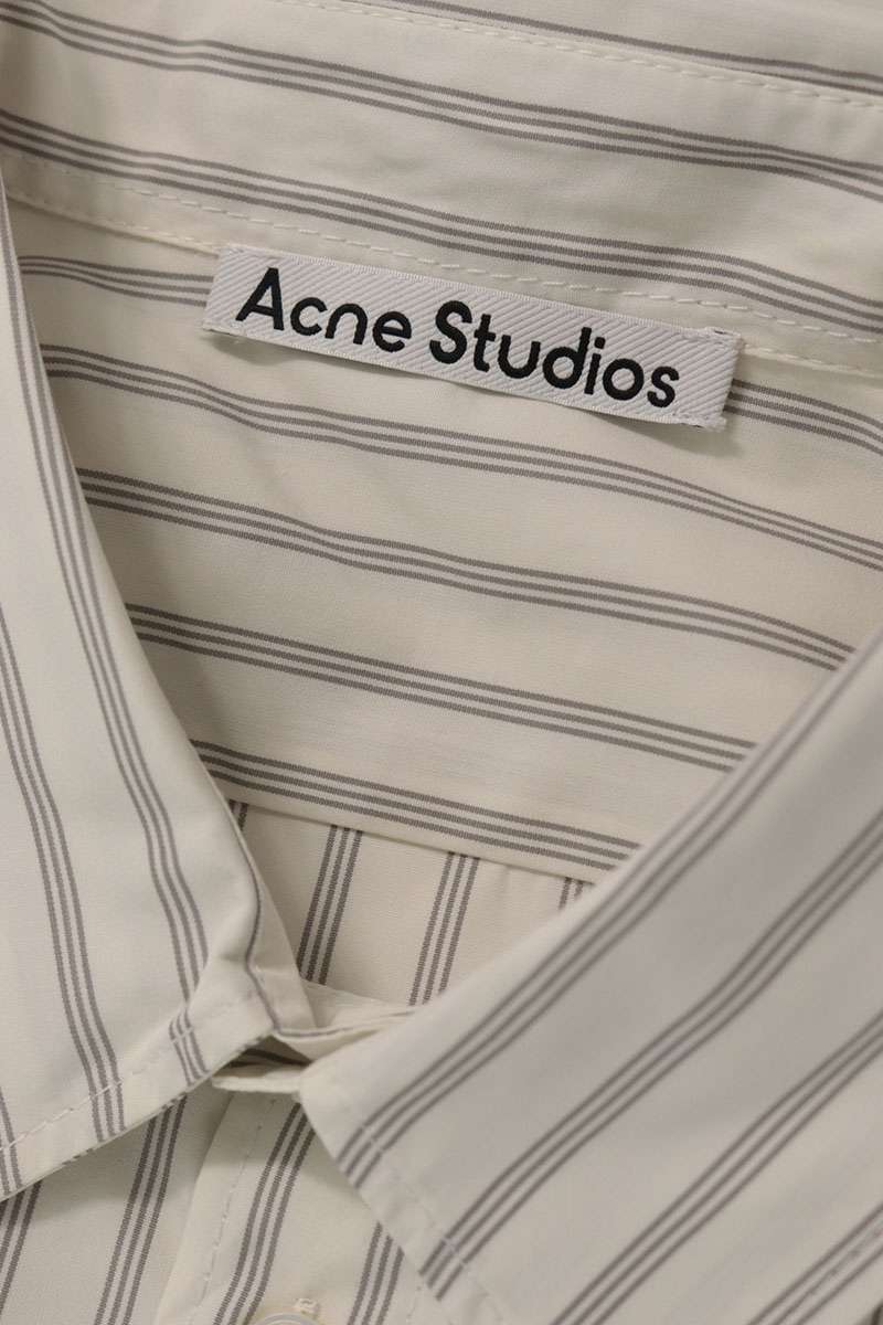 ACNE STUDIOS 26SS Cotton Double Sleeve Stripe Shirt Size L
