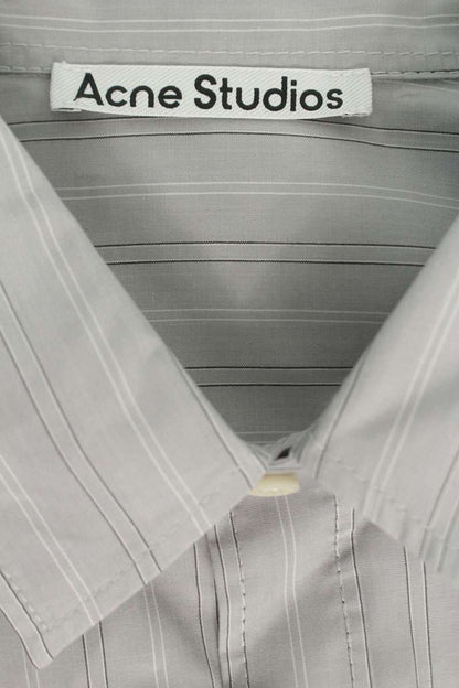 ACNE STUDIOS 26SS Cellulose Striped Button-Up Shirt Size L