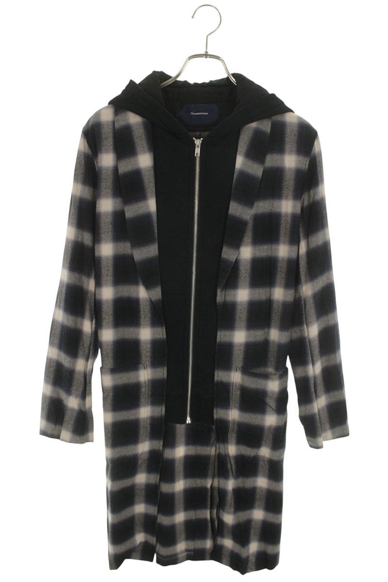 JohnUNDERCOVER 17SS Hoodie Docking Long Sleeve Shirt Size 2