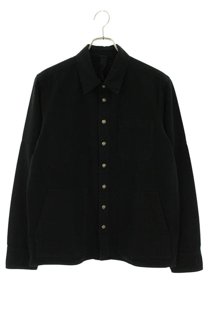 Chrome Hearts LAST BITE Cross-Ball Button Denim Shirt Size M