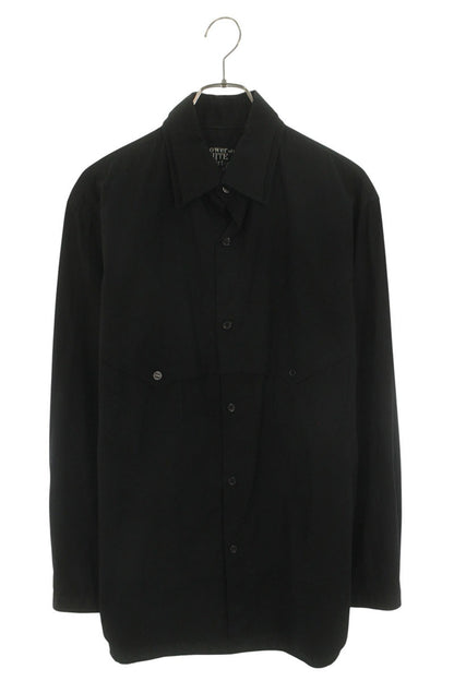 Yohji Yamamoto Double Collar Front Yoke Cotton Shirt Size 2