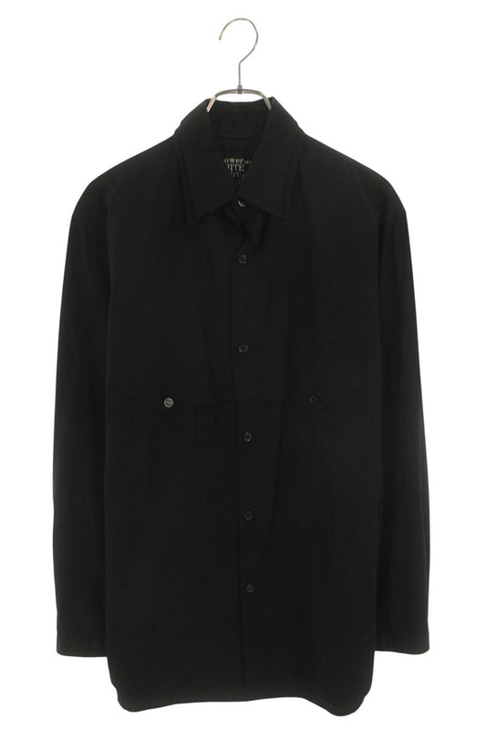 Yohji Yamamoto Double Collar Front Yoke Cotton Shirt Size 2
