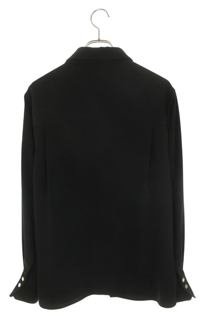CULLNI Double Satin Bowtie Shirt Black Size S