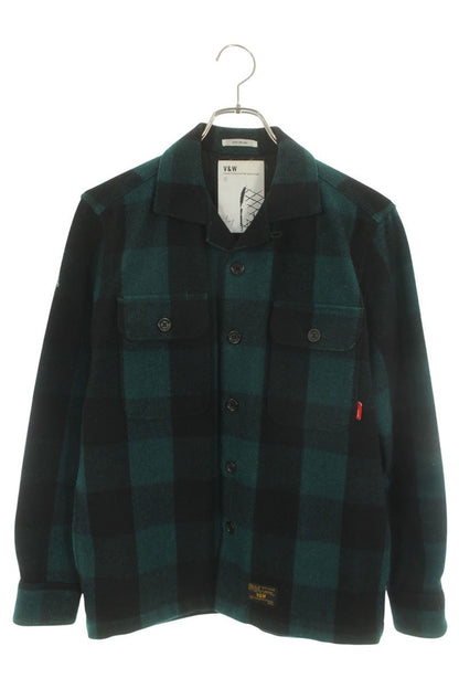 WTAPS Green Buffalo Check Work Shirt Size 1