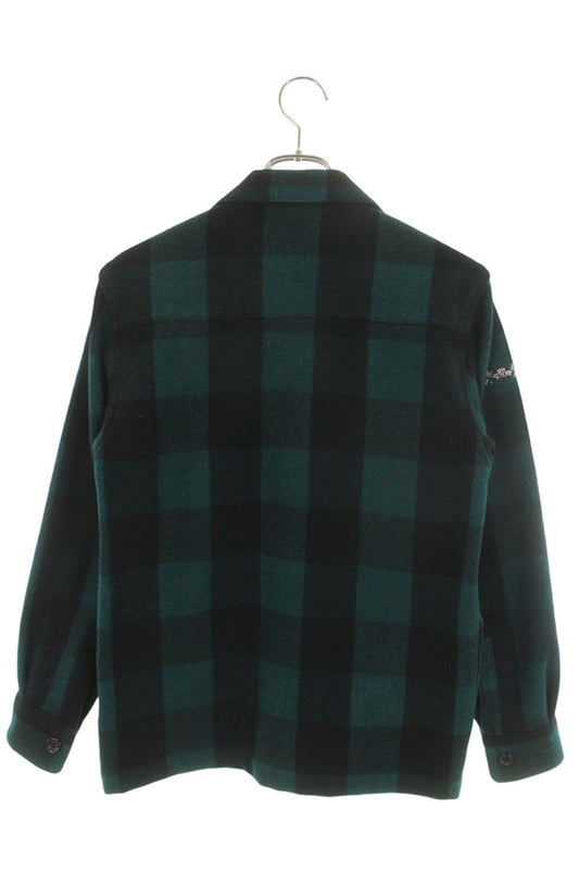 WTAPS Green Buffalo Check Work Shirt Size 1