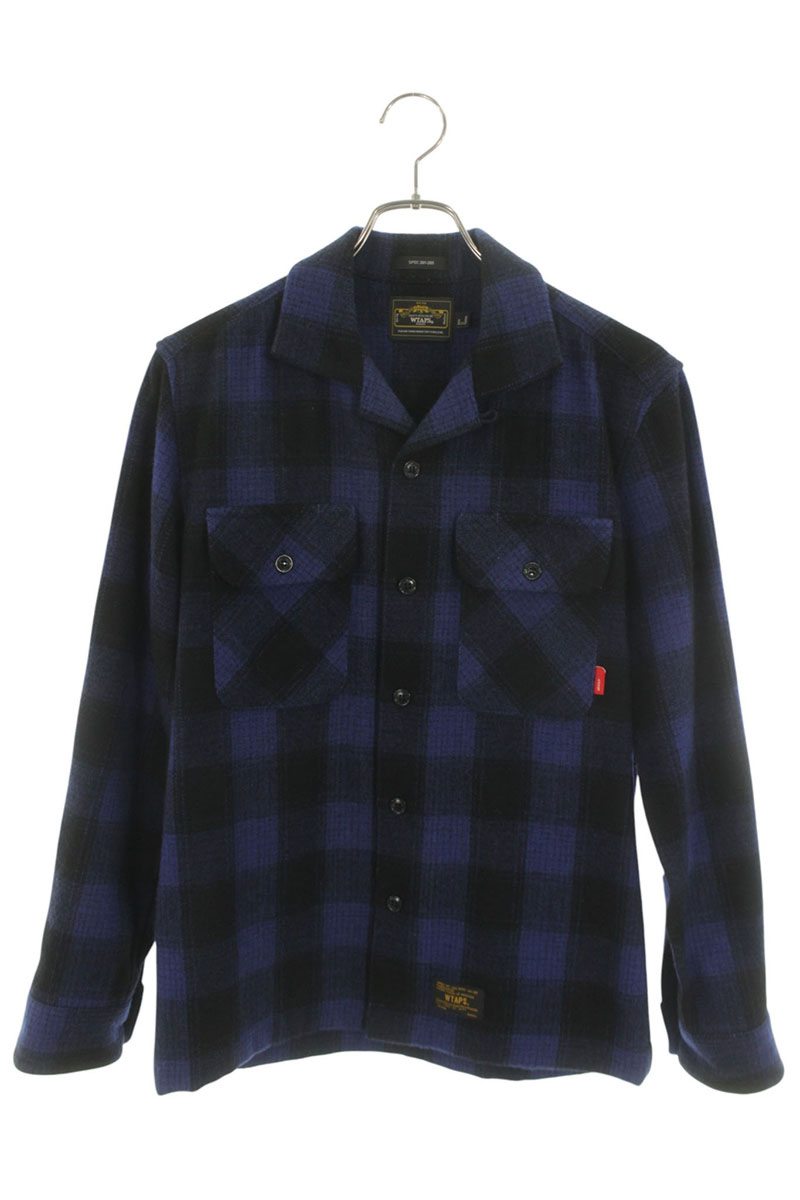 WTAPS Blue Buffalo Check Work Shirt Size S