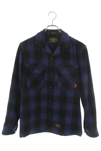 WTAPS Blue Buffalo Check Work Shirt Size S