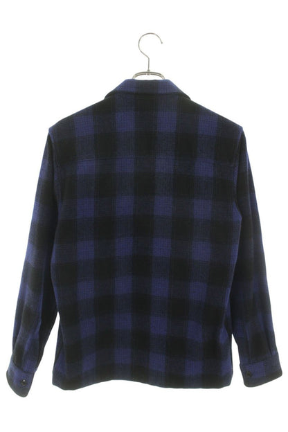 WTAPS Blue Buffalo Check Work Shirt Size S